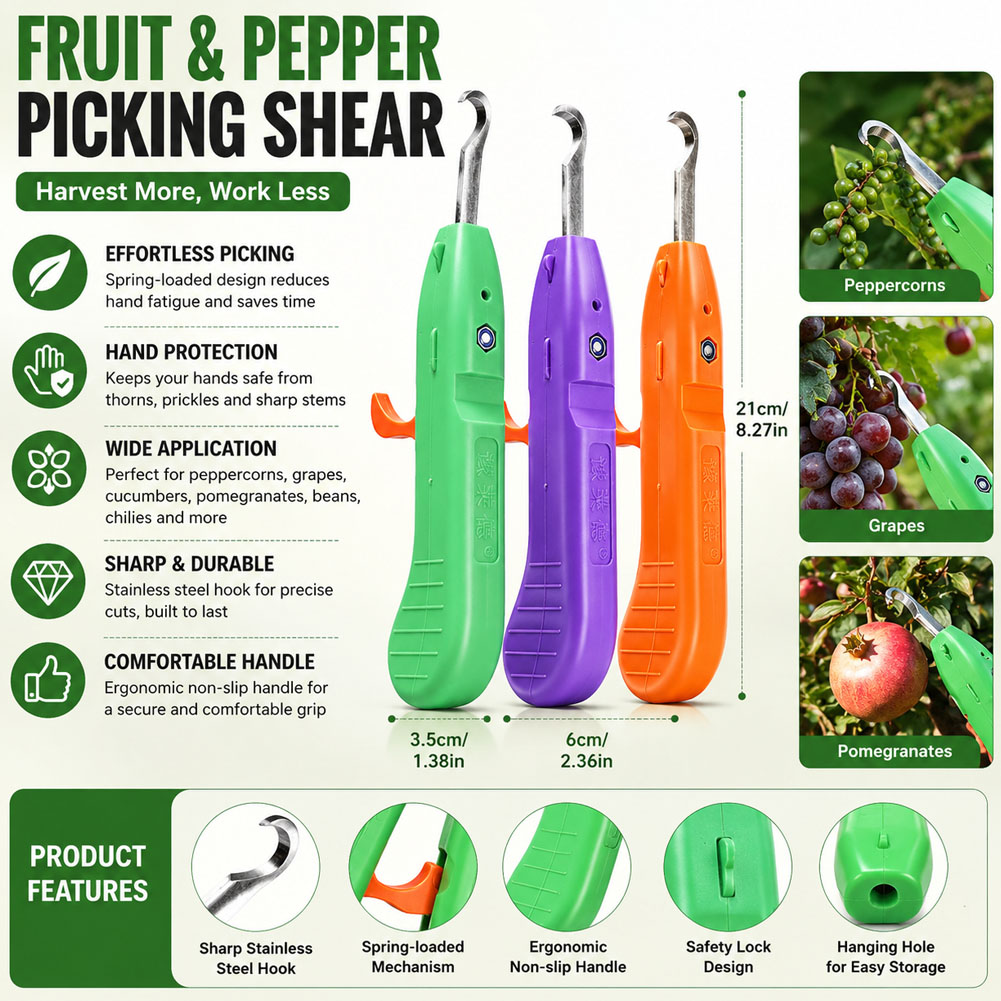 Gardening Tools Vegetables - Ferramenta Multifuncional de Jardinagem para Colheita