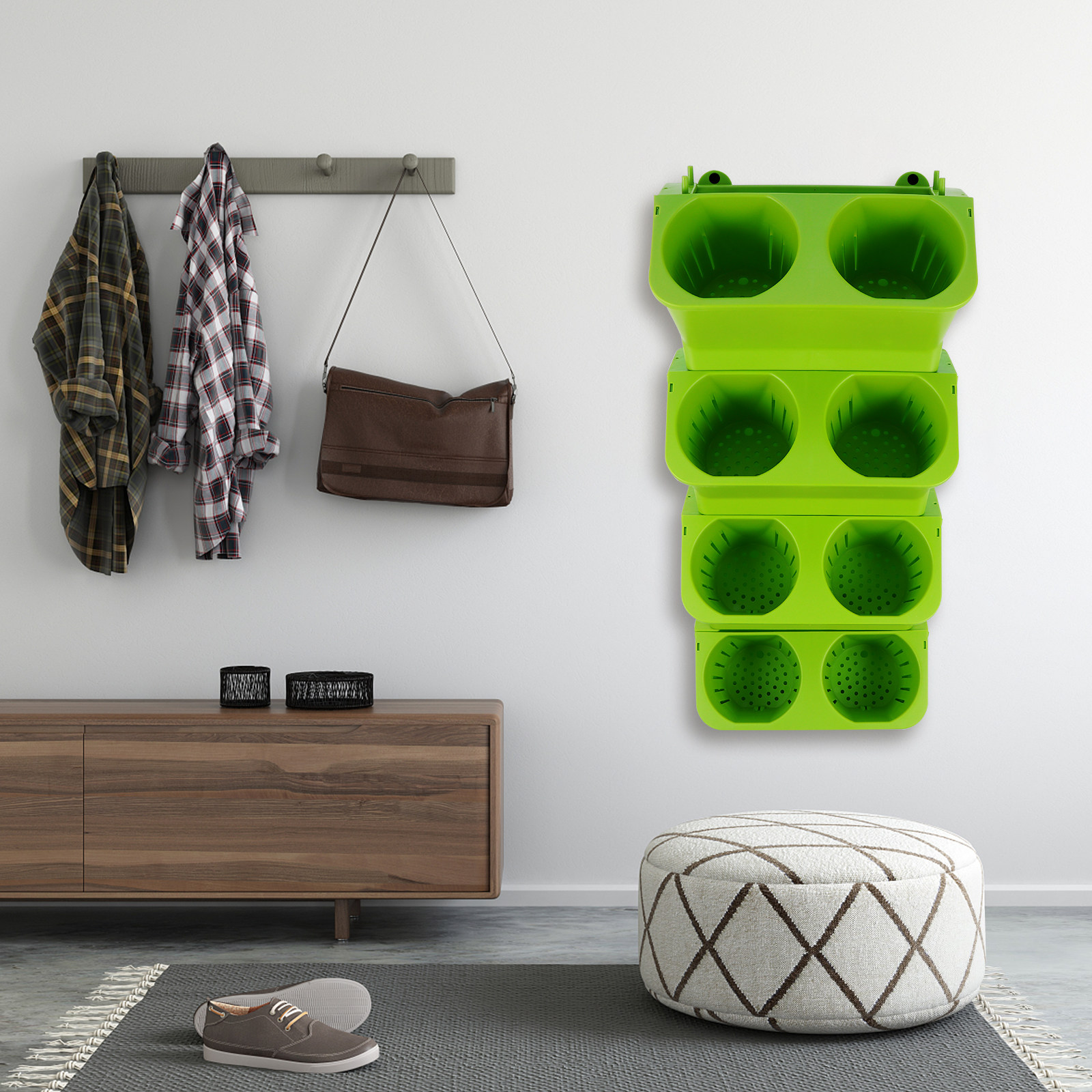 Conjunto de 4 Vasos Verticais  - Self-Watering Planter avaliação e preço