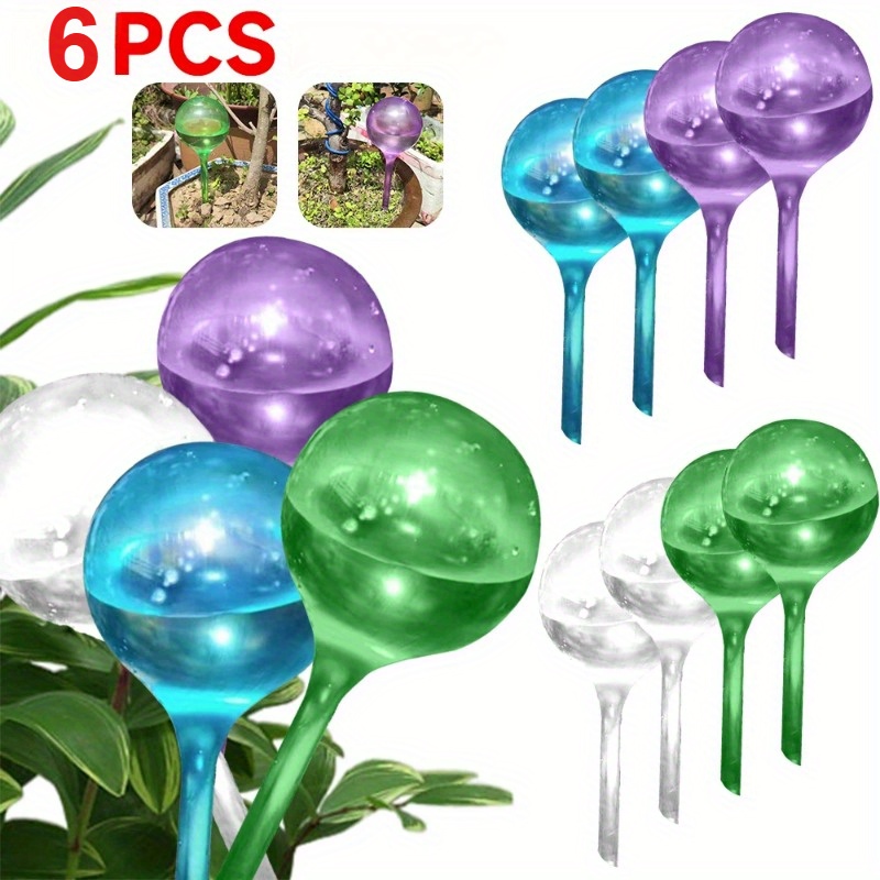 6PCS Bolas de Irrigação Automá - Automatic Plant Waterer avaliação e preço