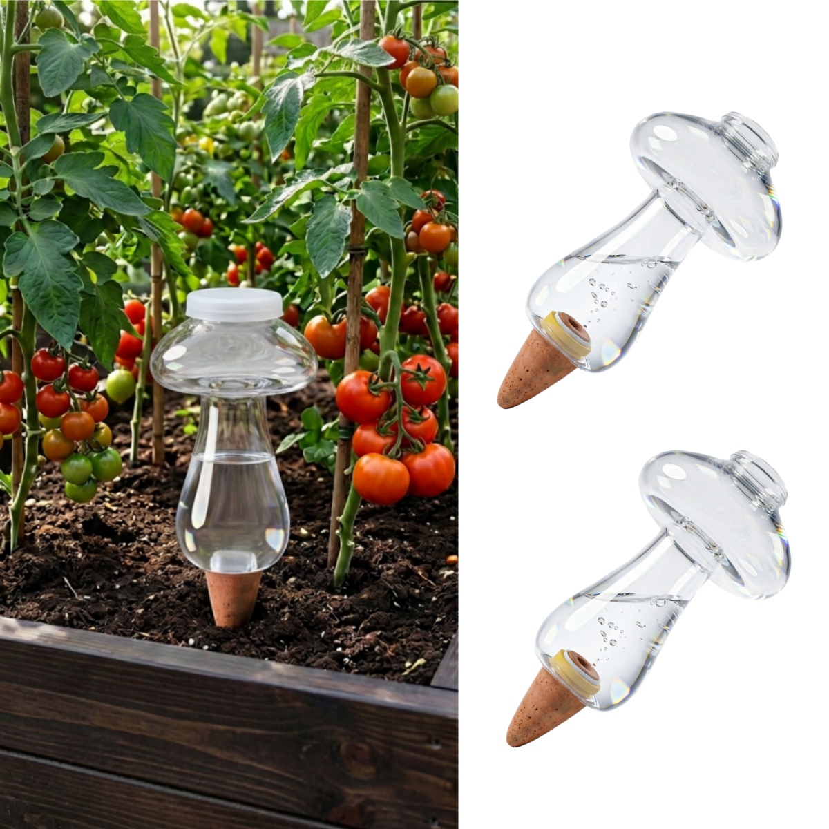 Globos de Rega Automática de 3 - Self-Watering Planter avaliação e preço