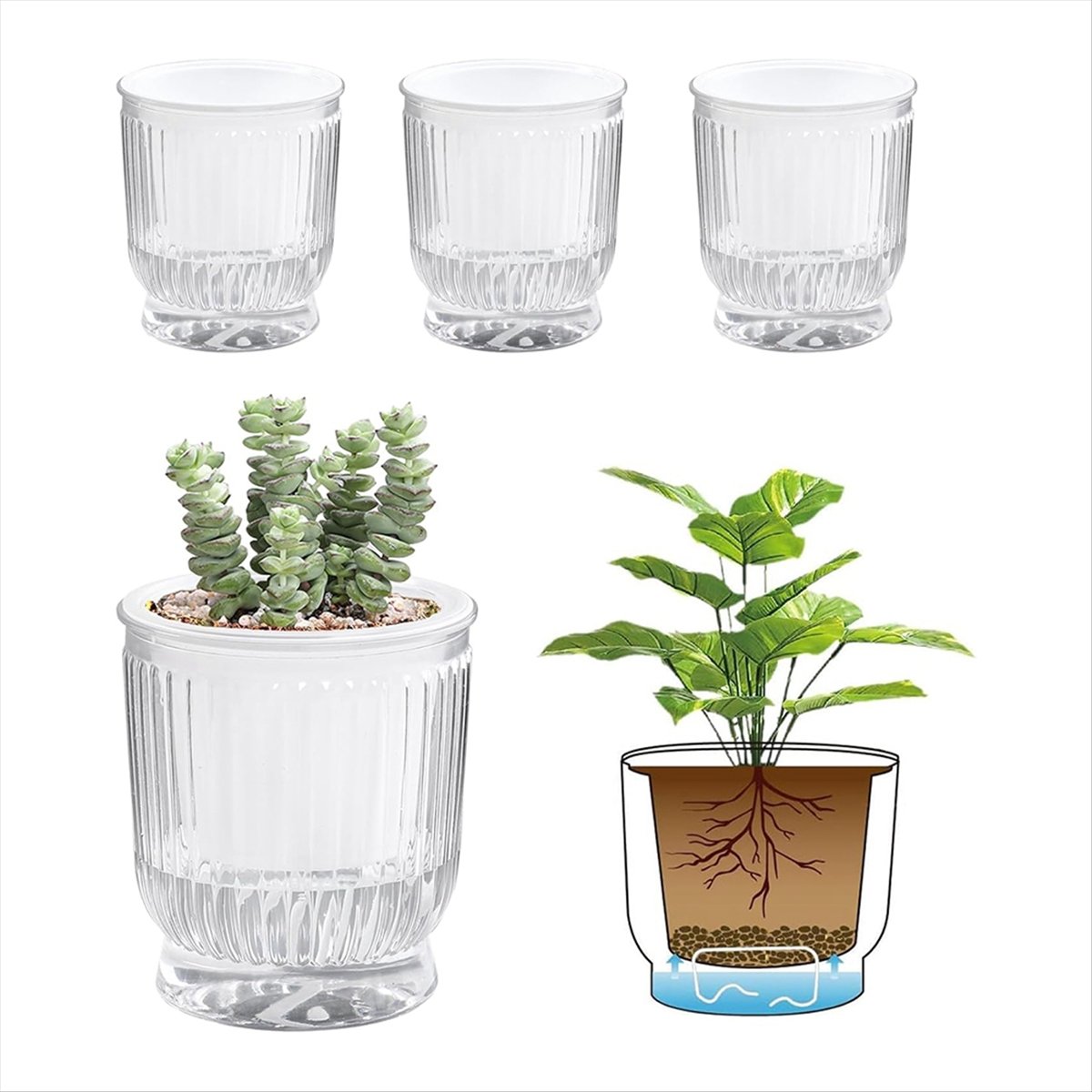 Vasos de Plantas com Autoirrig - Self-Watering Planter avaliação e preço