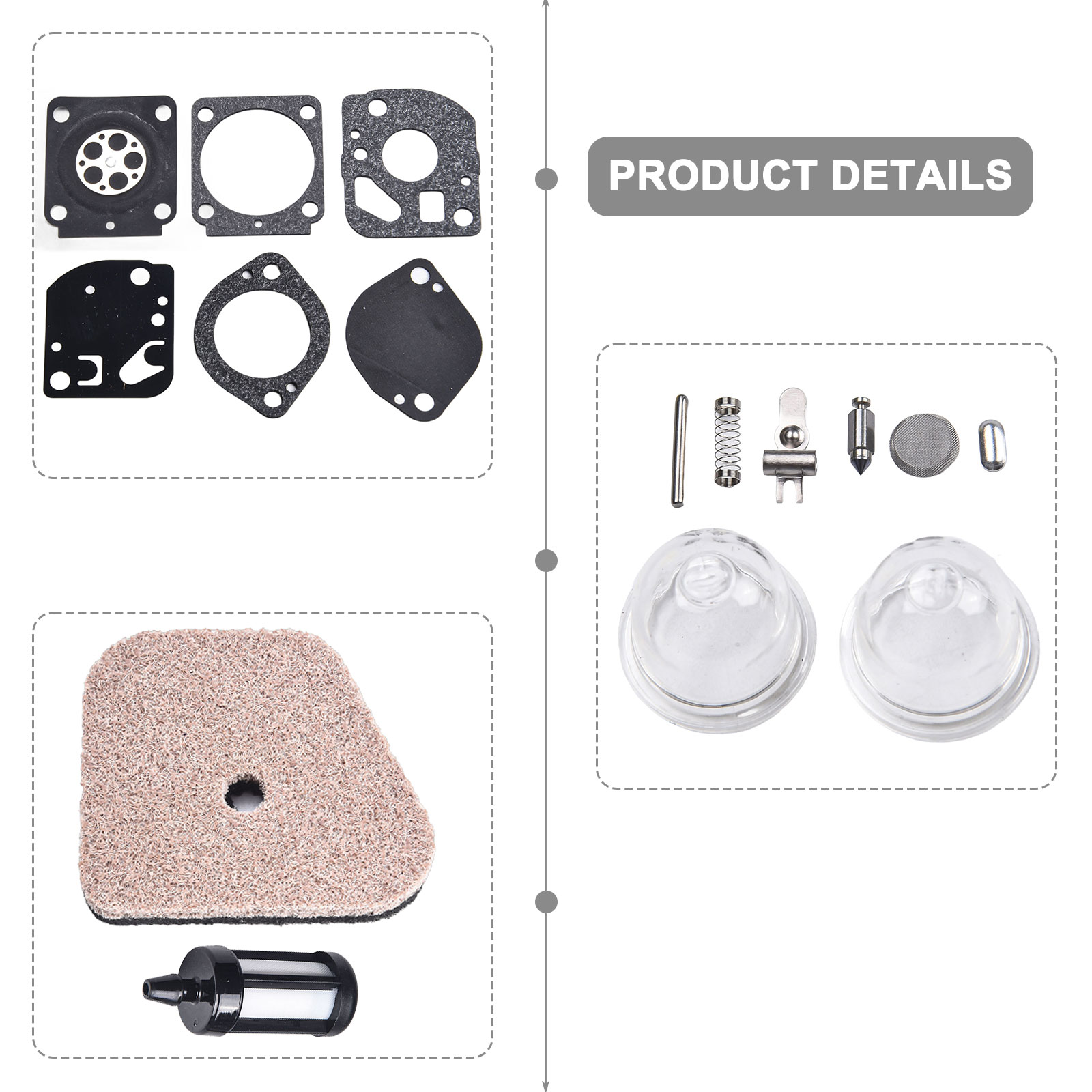 Kit de serviço de carburador p - Gardening Tools Essential avaliação e preço